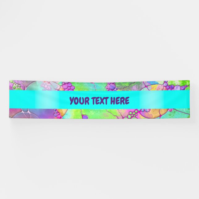 Lona Patrón Pintado A Mano Y Digitalmente Art. 41 (Horizontal)