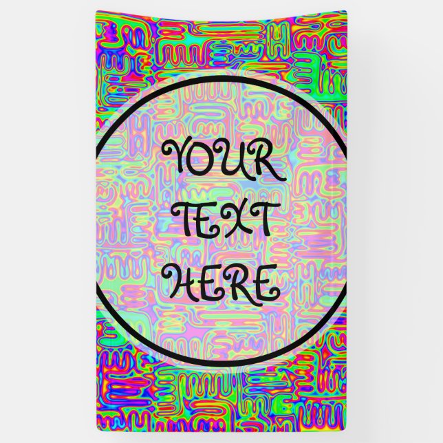 Lona Patrón Pintado A Mano Y Digitalmente Art. 42 (Vertical)