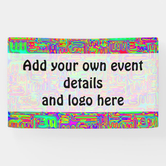 Lona Patrón Pintado A Mano Y Digitalmente Art. 42 (Horizontal)