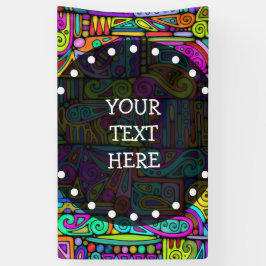 Lona Patrón Pintado A Mano Y Digitalmente Art. 5