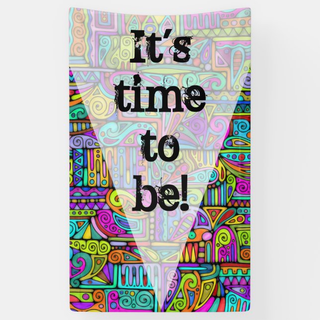 Lona Patrón Pintado A Mano Y Digitalmente Art. 5 (Vertical)