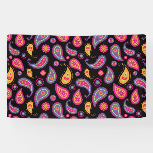 Lona Patrón transparente y colorido (Horizontal)