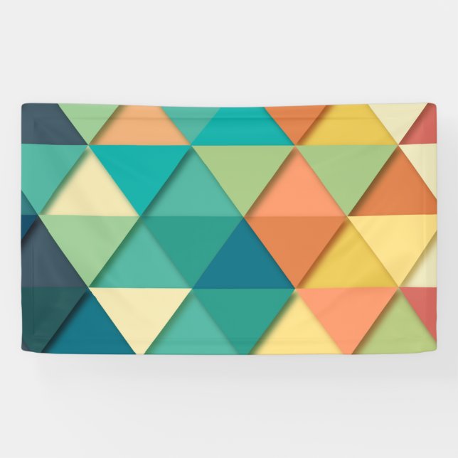 Lona Patrón triangular (Horizontal)