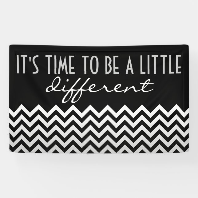 Lona Patrón ZIGZAG - gradientes grises + tu trasero. (Horizontal)