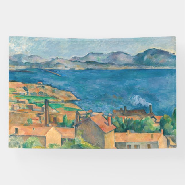 Lona Paul Cezanne - Bahía de Marsella, vista desde Esta (Horizontal)