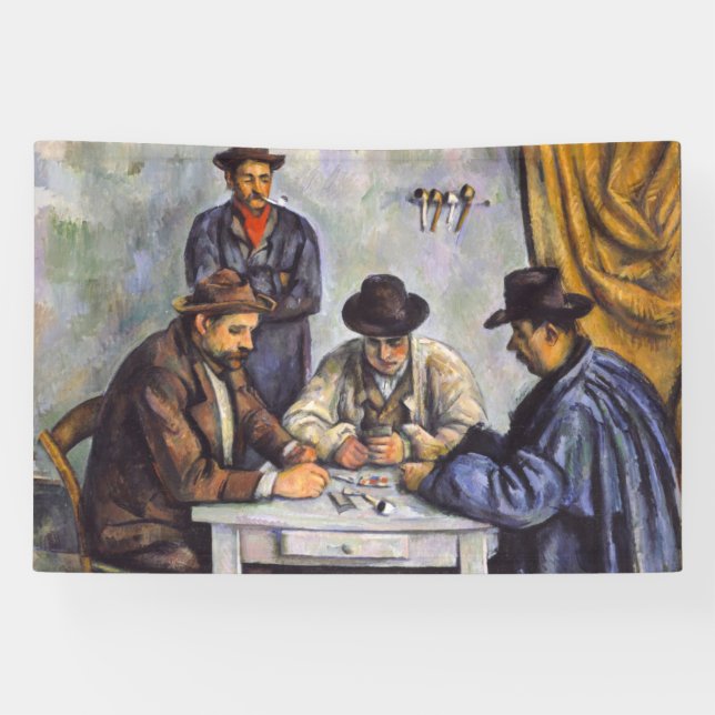 Lona Paul Cezanne - Los jugadores de cartas (Horizontal)