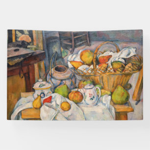 Lona Paul Cezanne - Naturaleza muerta con cesta
