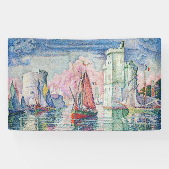Lona Paul Signac - Entrada al puerto de La Rochelle (Horizontal)