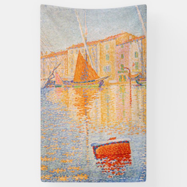 Lona Paul Signac - La boya roja, Saint-Tropez (Vertical)