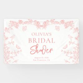 Lona Peach Peach Pink Garden Chinoiserie Bridal Shower