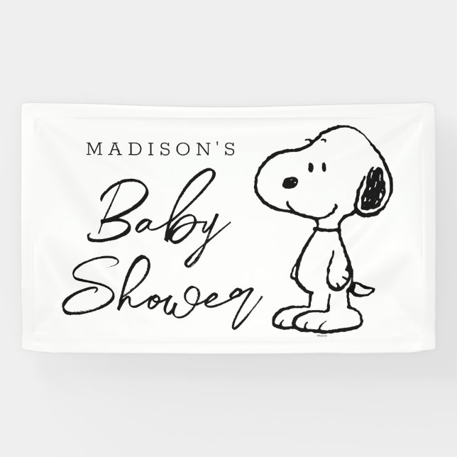 Lona Peanuts Snoopy | BABY SHOWER (Horizontal)