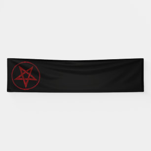 Lona Pentagram del diablo Rojo