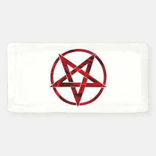 Lona Pentagrama del Diablo Rojo