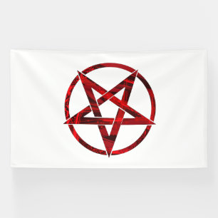 Lona Pentagrama del Diablo Rojo