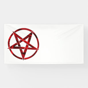 Lona Pentagrama del Diablo Rojo