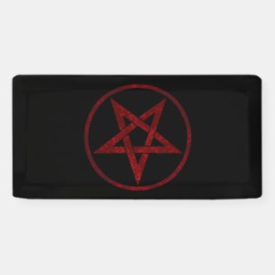Lona Pentagrama del Diablo Rojo
