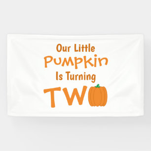Lona Pequeña Calabaza 2º cumpleaños