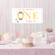 Pequeña Miss Maravillosa Mariposa Boho 1er cumplea