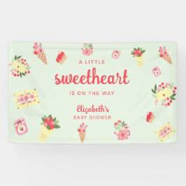 Lona Pequeña novia en camino a Baby Shower