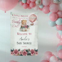 Pequeña Princesa Osa Bearly Wait Chica Baby Shower