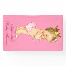 Pequeña princesa rubia personalizada Baby Shower