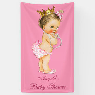 Lona Pequeña princesa triguena personalizada Baby