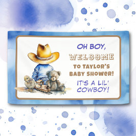 Lona Pequeño Cowboy Thalem Baby Shower