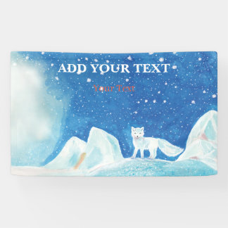 Lona Pequeño Personalizable de Ilustracion Fox del Árti