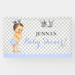 Lona Pequeño Príncipe Bebé Niño Corona Vintage