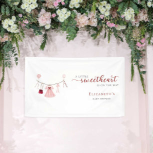 Lona Pequeño querido Baby Shower Valentine Cute