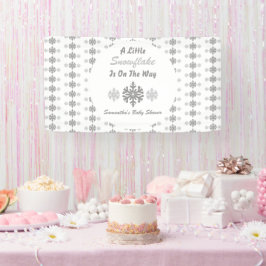 Lona Pequeño Snowflake En El Camino