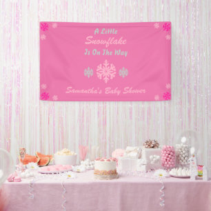 Lona Pequeño Snowflake En El Camino