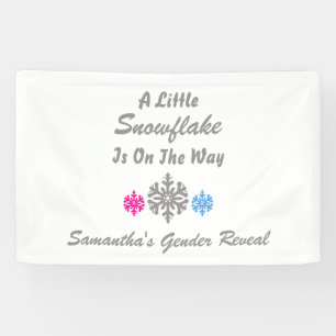 Lona Pequeño Snowflake En El Camino
