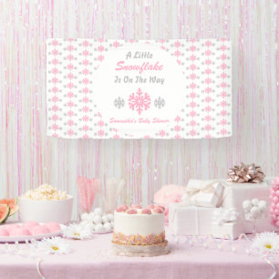 Lona Pequeño Snowflake En El Camino