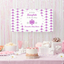 Lona Pequeño Snowflake En El Camino