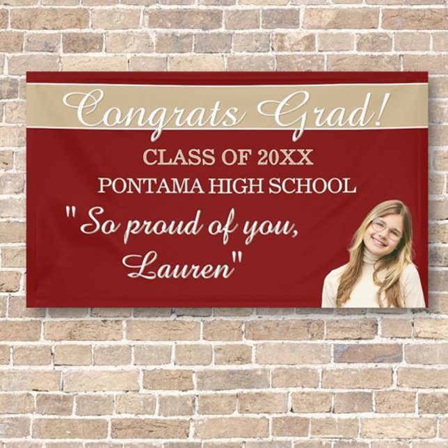 Lona Perfect Graduation Congrats BANNER (Subido por el creador)