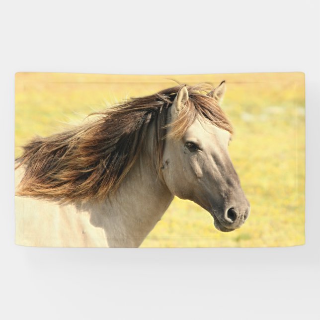 Lona Perfil de caballo beige (Horizontal)