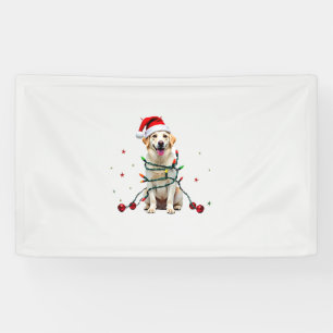 Lona Perro Boxer Blanco Jersey Feo de Navidad Funny Xma