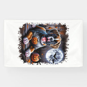 Lona Perro Boxer Halloween