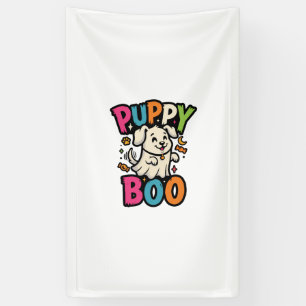 Lona Perro Cachorro Boo de Halloween
