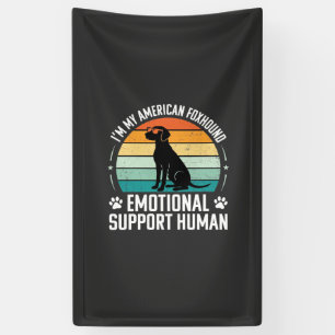 Lona Perro de apoyo emocional humano Foxhound americano