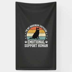 Lona Perro de apoyo emocional humano Pastor Bohemio