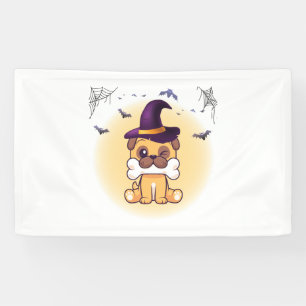 Lona Perro feliz de Halloween