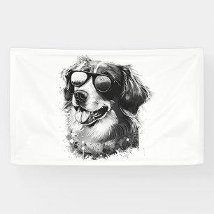 Lona Perro Gafas de sol Animal Guay Perro divertido can