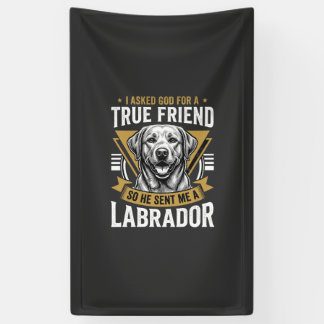 Lona Perro Labrador amigo verdadero