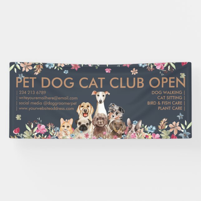 Lona Perros Razones De Cachorros Cutáneos Elaborados A  (Horizontal)