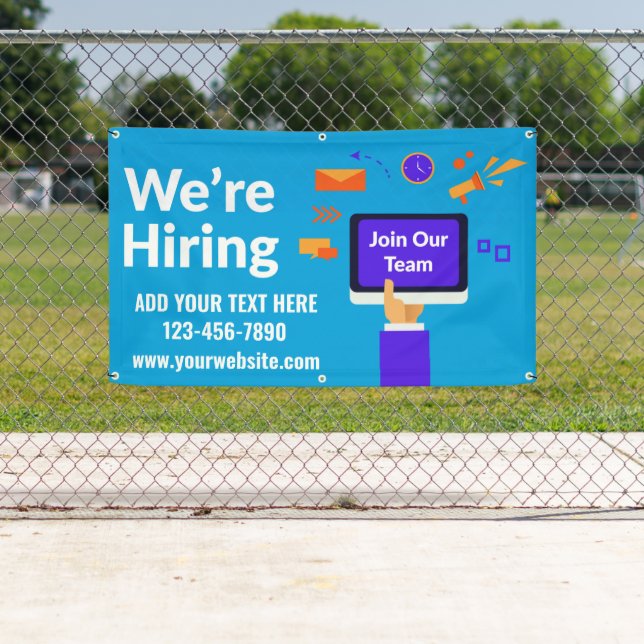 Lona Personalice Estamos contratando para unirse a nues (In situ)