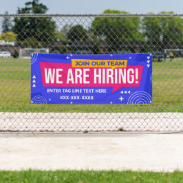 Lona Personalice Únase A Nuestro Equipo Que Estamos Con