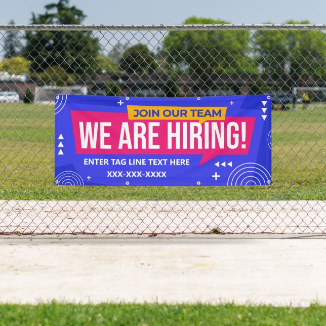 Lona Personalice Únase A Nuestro Equipo Que Estamos Con (In situ)