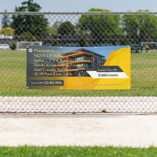 Lona Personaliza Complejo de Apartamentos Detallados Ah